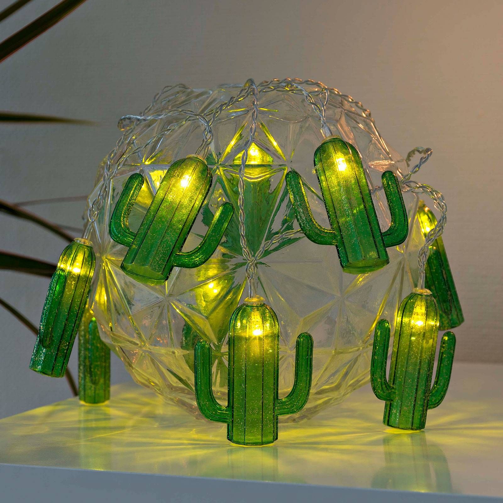Konstsmide Season Svetelná LED reťaz Kaktusy, na batérie, plast, 0.06W, P: 180 cm
