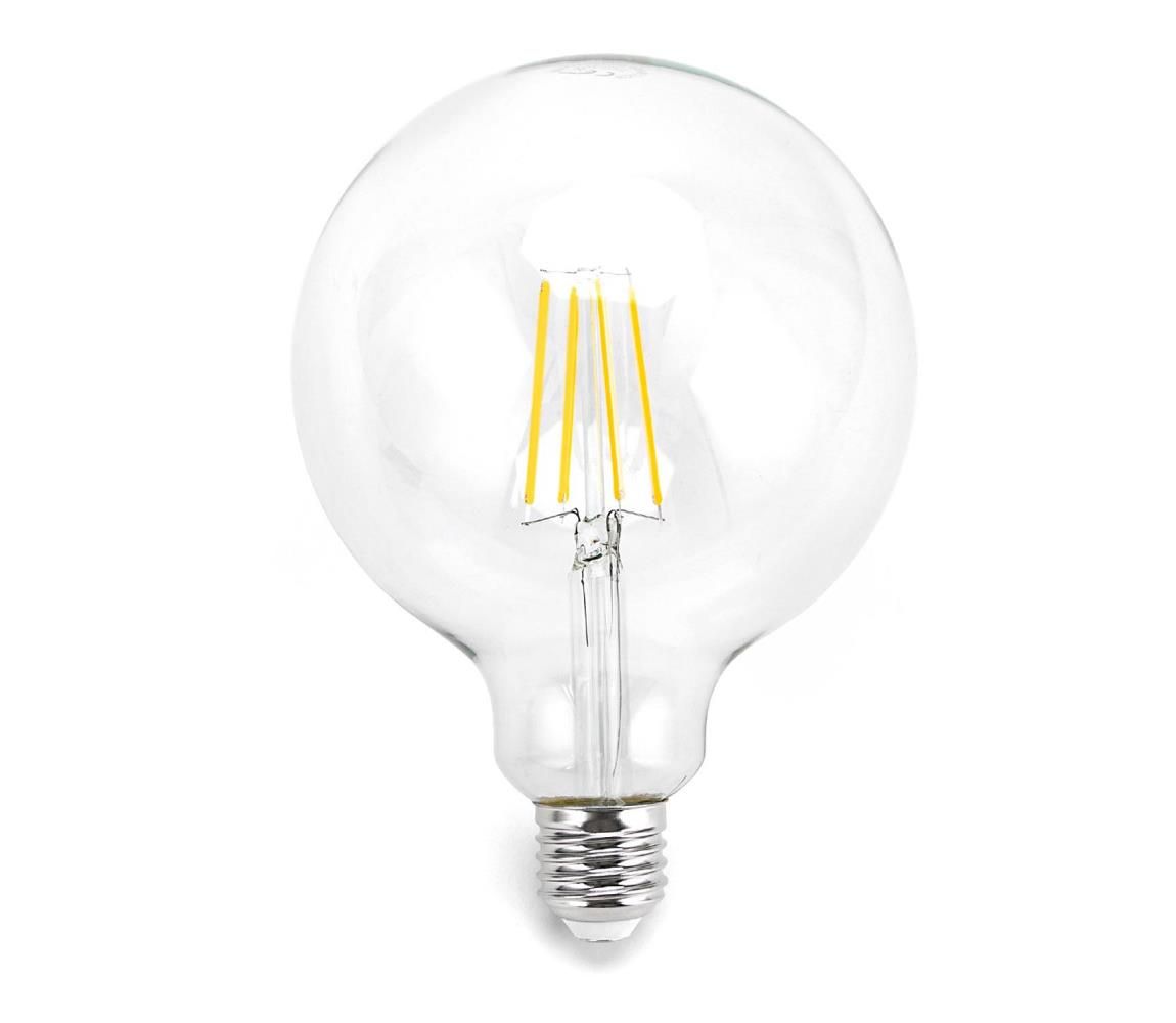 LED Žiarovka FILAMENT G125 E27/6W/230V 2700K - Aigostar