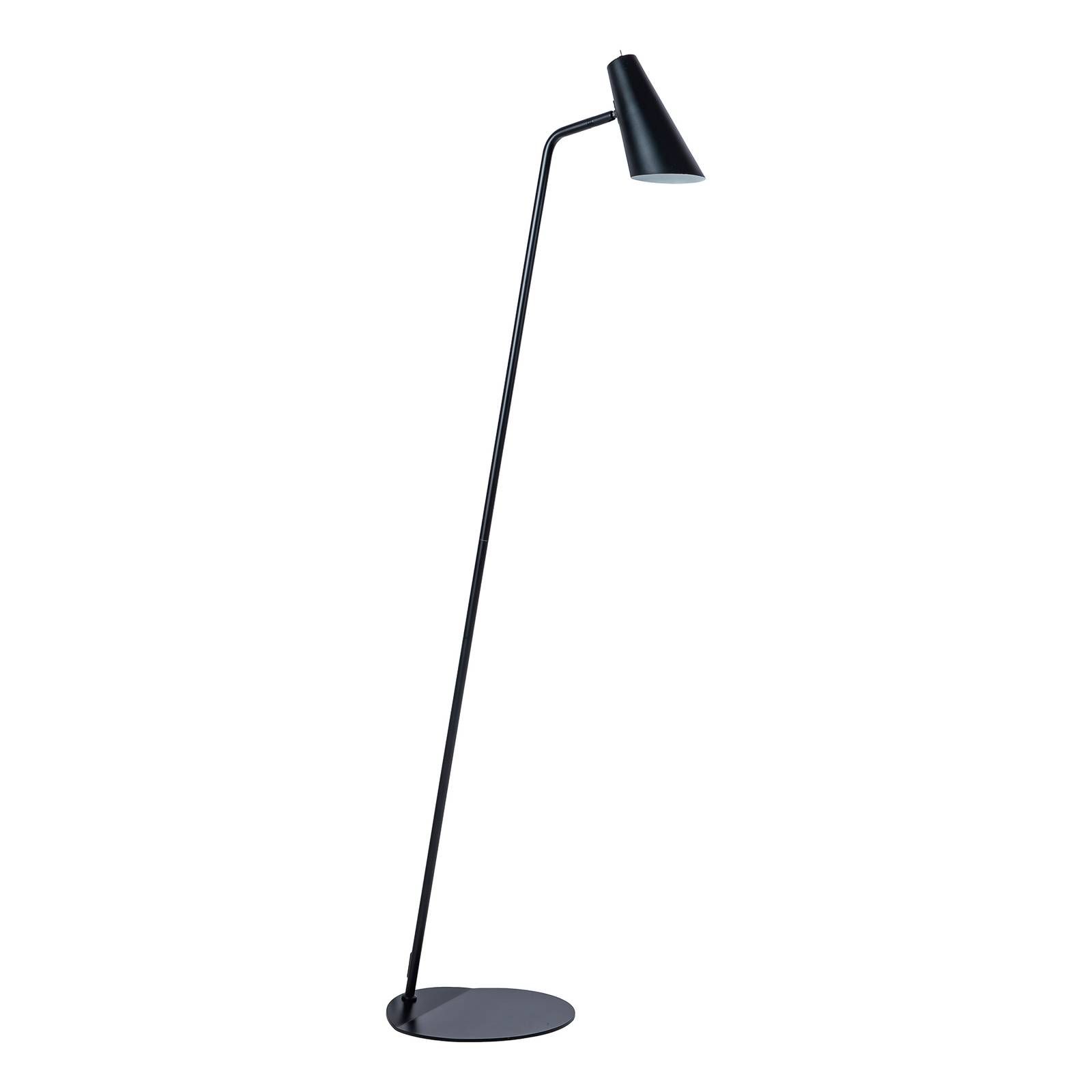 Dyberg Larsen Noa stojaca lampa, čierna, Obývacia izba / jedáleň, kov, GU10, 10W, K: 149cm