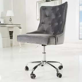 Kancelárska stolička Jett sivo-strieborná