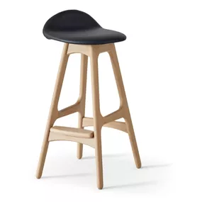 Kožená otočná barová stolička 79 cm Buck – Hammel Furniture