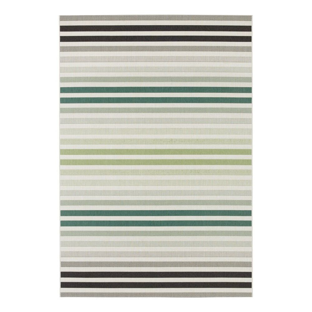 Zeleno-sivý vonkajší koberec NORTHRUGS Paros, 80 x 150 cm