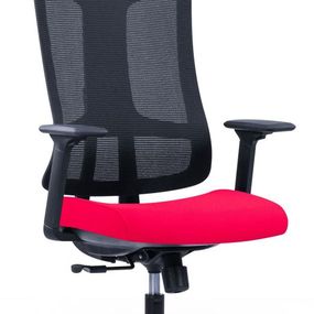 OFFICE PRO -  OFFICE PRO Kancelárska stolička SLIDE červená