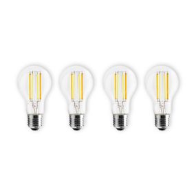 PRIOS LED žiarovka E27 7W filament stmieva CCT tuya 4ks, kov, sklo, E27, 7W, Energialuokka: E, P: 11 cm