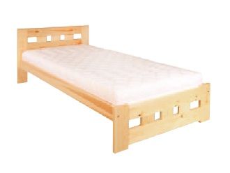 Jednolôžková posteľ 100 cm LK 145 (masív)