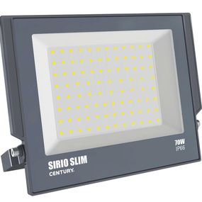 CENTURY REFLEKTOR LED SIRIO SLIM ČERNÝ 70W 4000K 6300Lm 110d 270x29x230mm IP66 CEN SRS-709540