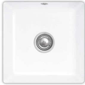 VILLEROY & BOCH VILLEROY & BOCH - Keramický drez Subway 50 SU White alpin podstavný 440 x 440 bez excentra 332501R1