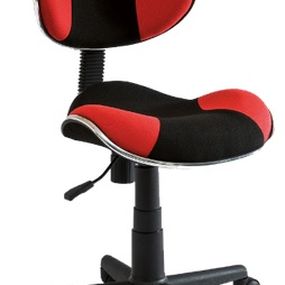 SIGNAL detska stolička Q-G2 čierno-červená