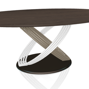 BONTEMPI - Oválny stôl Fusion, 250x116x75 cm