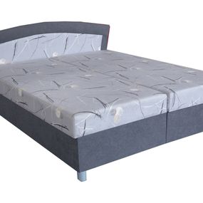 Manželská posteľ 160 cm Brigita (s molitanovým matracom)