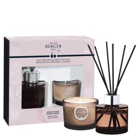 Maison Berger Paris Darčeková sada Duo Mini Joy: aróma difuzér s náplňou 80 ml + sviečka 80 g, Agávová záhrada 6990