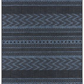 NORTHRUGS - Hanse Home koberce Kusový koberec Jaffa 103879 Azurblue / Anthracite - 160x230 cm