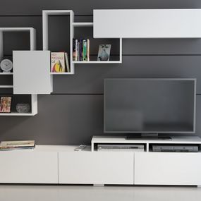 Obývacia stena Amor 210 cm biela