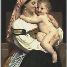 Woman of Cervara and Her Child zs17509 - obraz
