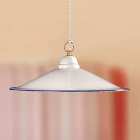 Ceramiche Závesná lampa PIATTO z keramiky 43 cm, Kuchyňa, keramika, E27, 100W