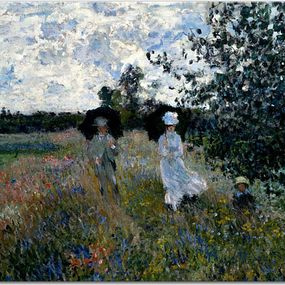 Obraz Monet - Promenade near Argenteuil zs17786