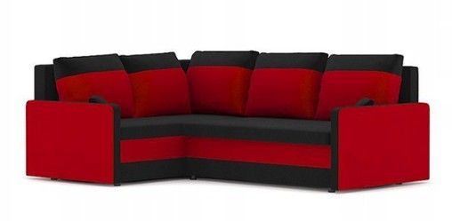 DomTextiluDomTextilu Rohová sedacia súprava MILTON v červenej farbe 225 x 175 cm