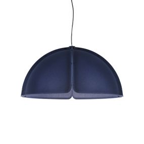 Atelje Lyktan Závesné LED svietidlo Hood 1x23W Ø 120 cm námorná, Obývacia izba / jedáleň, polyesterová plsť, akrylová, hliník, 23W, K: 60.5cm