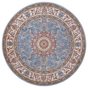 Nouristan - Hanse Home koberce Kusový koberec Herat 105282 Blue Cream kruh - 160x160 (priemer) kruh cm
