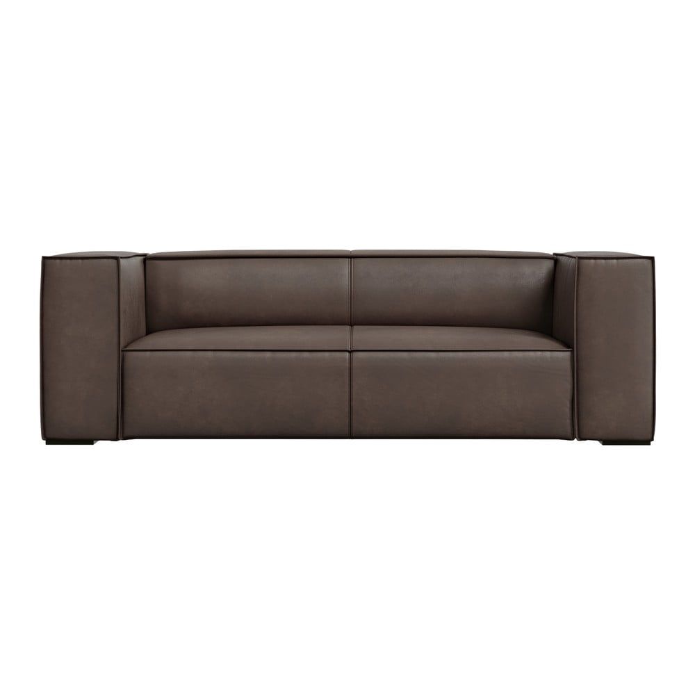 Hnedá kožená pohovka 212 cm Madame - Windsor & Co Sofas