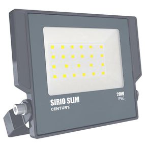 CENTURY REFLEKTOR LED SIRIO SLIM ČERNÝ 20W 4000K 1800Lm 110d 160x29x147mm IP66 CEN SRS-209540