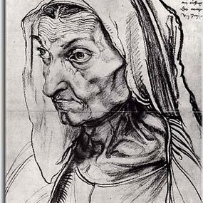 Portrait of the Artist's Mother Reprodukcia Obraz zs16588