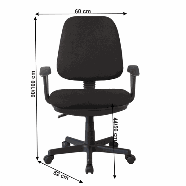 Kondela Kancelárska stolička, čierna, COLBY NEW 68959