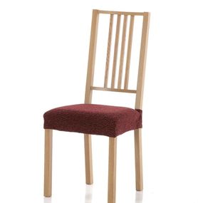 Poťah elastický na sedák stoličky, Petra komplet 2 ks, bordó