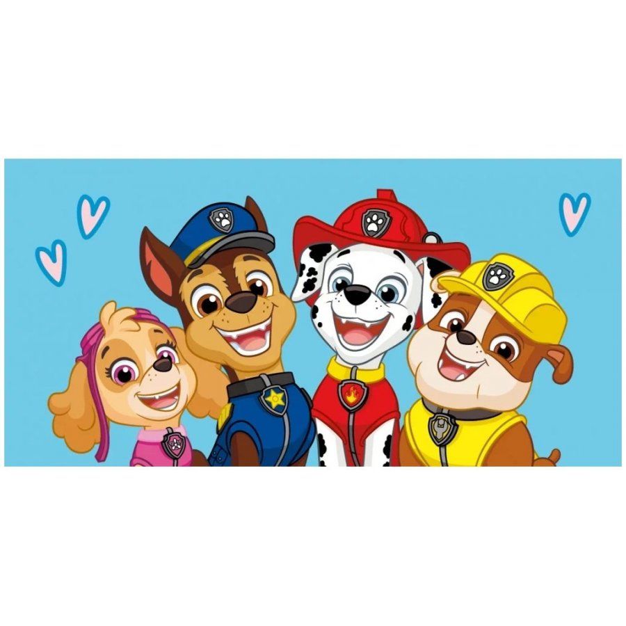 BrandMac · Plážová osuška Tlapková patrola - Paw Patrol - svetlo modrá - 100% bavlna - 70 x 140 cm