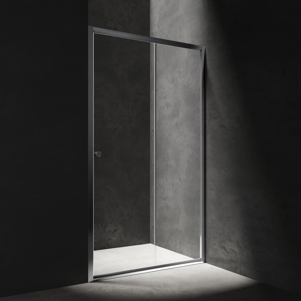 OMNIRES - BRONX posuvné sprchové dvere, 120 cm chróm /transparent /CRTR/ S2050120CRTR
