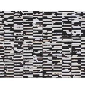 Kožený koberec Korlug TYP 06 (hovädzia koža + vzor patchwork)