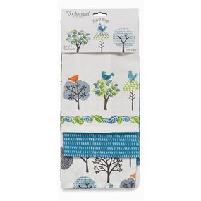 Bavlnené utierky v súprave 3 ks 45x65 cm Forest Birds – Cooksmart ®