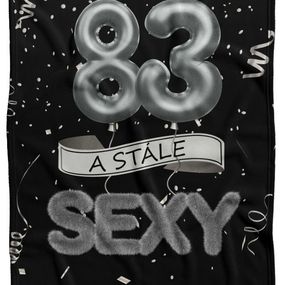 Deka Stále sexy – Čierna (vek: 83, Podšitie baránkom: NE)