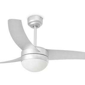 Stropný ventilátor s osvetlením Faro EASY 33416 sivá