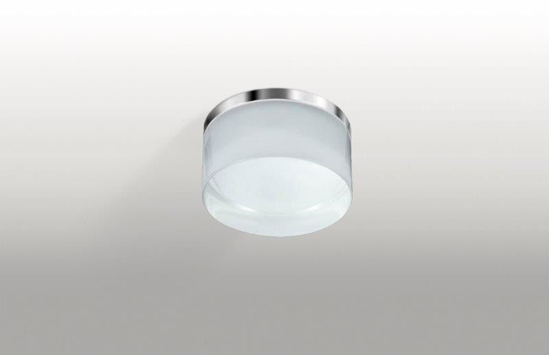 Azzardo AZ2774 LED prisadené stropné bodové svietidlo Linz 1x5W | 420L | 3000K | IP44 - chróm, biela