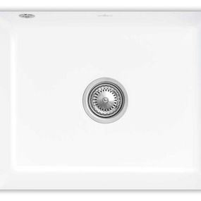 VILLEROY & BOCH VILLEROY & BOCH - Keramický drez Subway 60 SU White alpin podstavný 545 x 440 bez excentra 331001R1