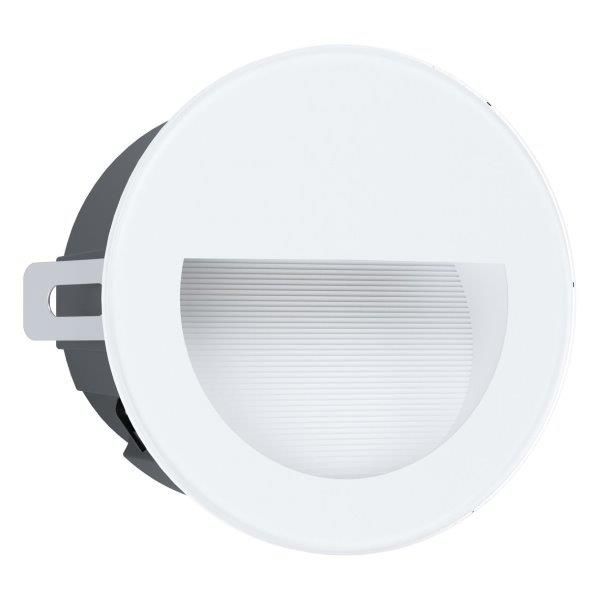 EGLO 99577 ARACENA zápustné exteriérové svietidlo LED D125mm 2,5W/320lm 4000K IP65 biela