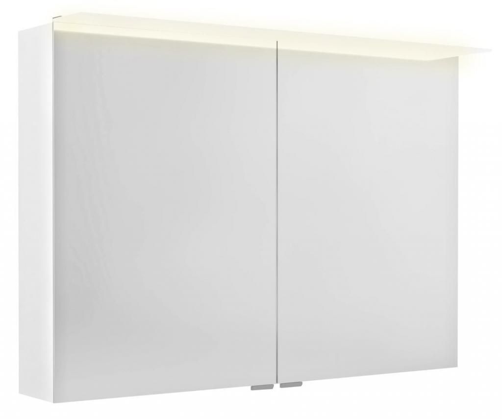 SAPHO - LINEX galérka s LED osvetlením, 100x70x15cm, biela LX100-0030