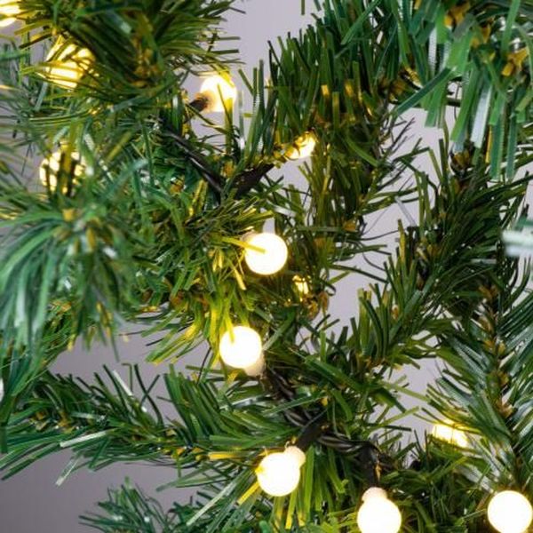 Nexos 57411 Vianočná dekorácia - girlanda s osvetlením 2,7 m - 200 LED teple biela