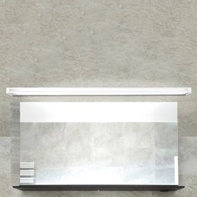 Pujol Iluminación Nástenné LED svietidlo Arcos IP20 150 cm biele, Kúpeľňa, hliník, metakrylát, 48W, K: 4.5cm