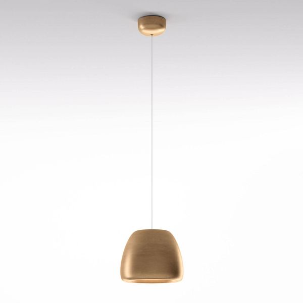Rotaliana Pomi H3 závesná lampa zlatá Ø 25, 5 cm, Obývacia izba / jedáleň, oceľ, E27, 16W, K: 20cm