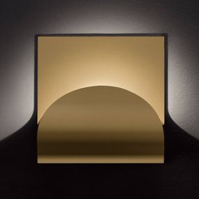 Cini & Nils Cini&Nils Incontro LED svietidlo matné zlato, Chodba, kov, 15W, L: 21.5 cm, K: 21.5cm