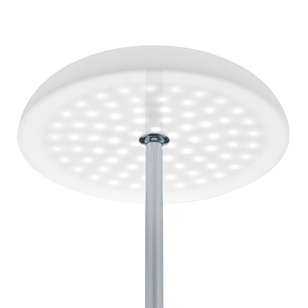 BANKAMP Vanity stolná LED dotykový stmievač nikel, Obývacia izba / jedáleň, kov, sklo, 24W, K: 40cm