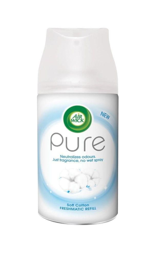 AIR WICK AIR FRESHENER REFILL 250 ML FRESHMATIC PURE SOFT COTTON