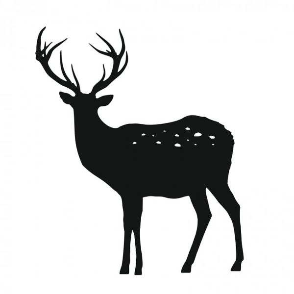 Nálepka na stenu Deer - jeleň Z050
