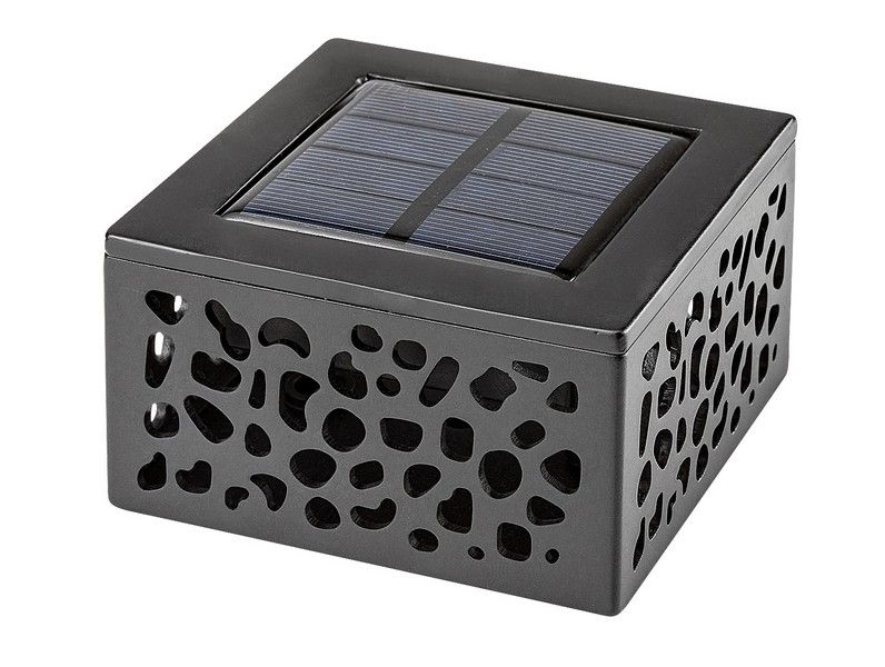 RABALUX 7032 Medulin solárna stolná lampička LED 85x85mm 0,5W/8lm 3000K IP44 čierna