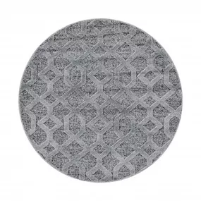 Ayyildiz koberce Kusový koberec Pisa 4702 Grey kruh - 80x80 (priemer) kruh cm