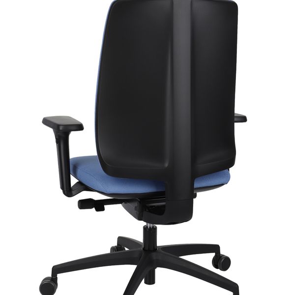Kancelárska stolička s podrúčkami Velito BT - modrá / čierna