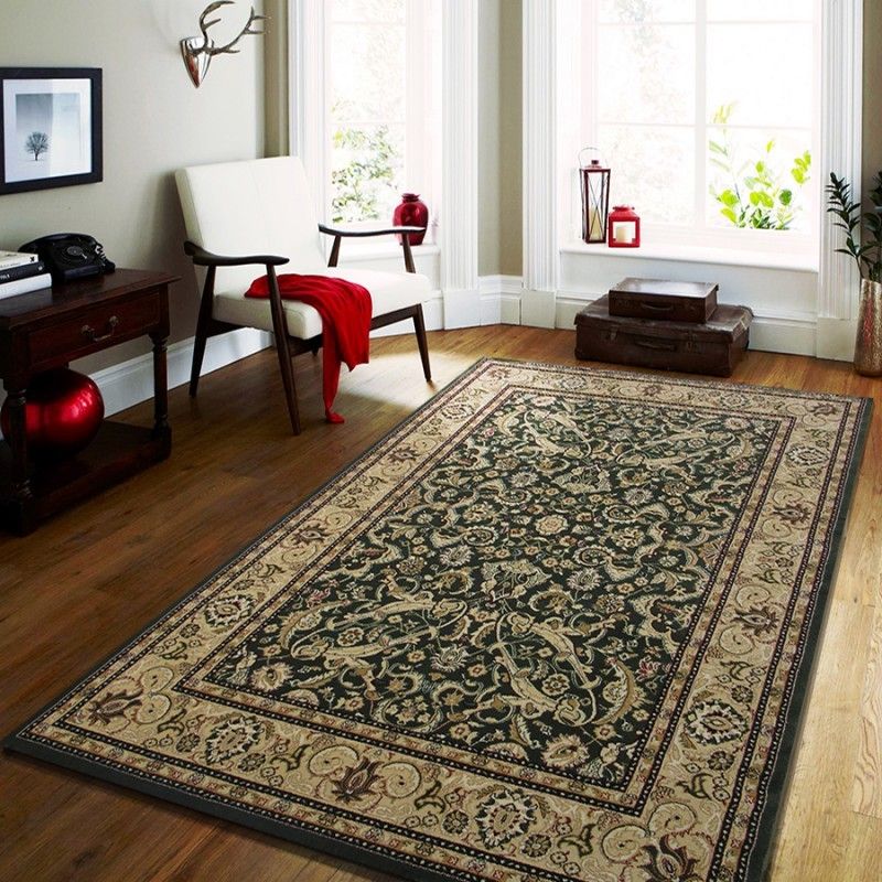 DomTextilu Kvalitný koberec krémovo zelenej farby 17602-157598