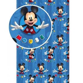 Jerry Fabrics, Detská plachta 90x200 MICKEY MOUSE modrá